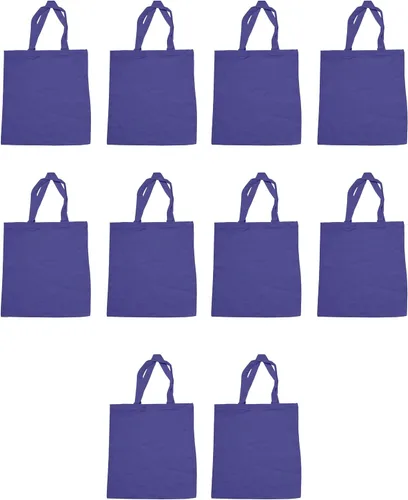 Vista 8 de DISCOUNT PROMOS Juego de 1 bolsas de lona de algodón personalizadas, texto personalizado, logotipo, imagen, reutilizables, ideales para compras