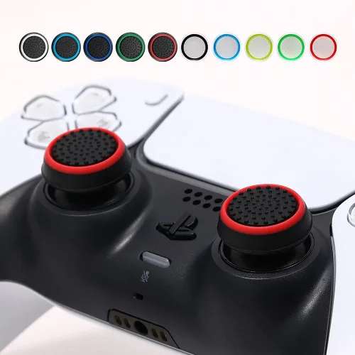 Vista 3 de 20 empuñaduras analógicas de control de palanca de mando de rendimiento compatibles con PS5, PS4, Xbox One, Xbox Series XS Controller Joystick Grips