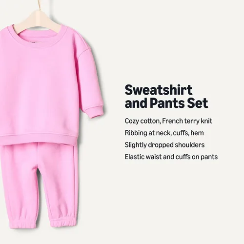 Vista 2 de Tienda Essentials x Sofia Grainge Toddlers and Baby Boys' Sweatshirt and Sweatpant Set