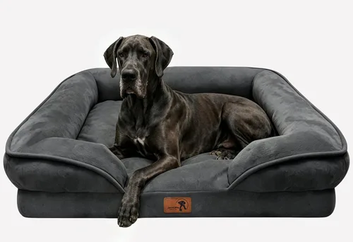 Vista 69 de Spotted Play Cama ortopédica para perros con lados, sofá cama para perros pequeños, sofá cama de espuma de apoyo para mascotas con funda extraíble