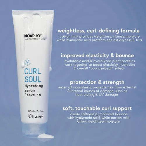 Vista 4 de MORPHOSIS Curl Soul - Suero hidratante sin enjuague
