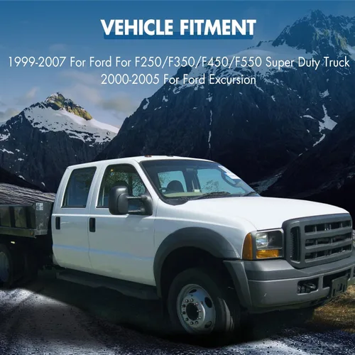 Vista 7 de Espejos de remolque aptos para Ford 1999-2007 para F250 para F350 para F450 para F550 Super Duty Truck 2000-2005 para Ford para espejos de remolque