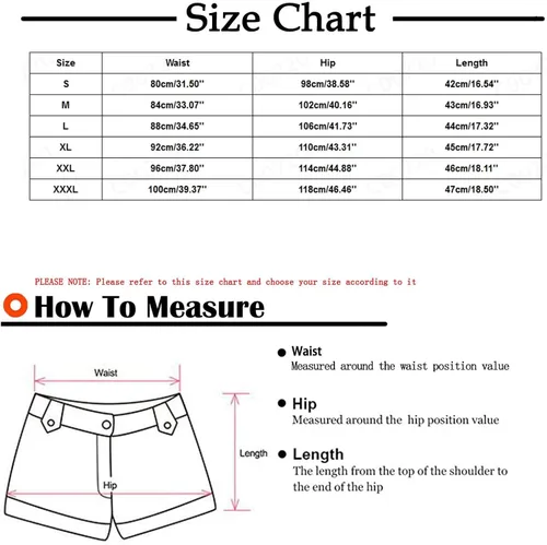 Vista 3 de Pantalones cortos ligeros para mujer, casuales, de verano, a la moda, cintura elástica, cómodos, elegantes