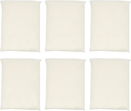 Vista 7 de DYRABREST Cortinas de techo de gasa para bodas, 6 paneles de 5 x 20 pies de largo, tela traslúcida de gasa beige para salas de recepción
