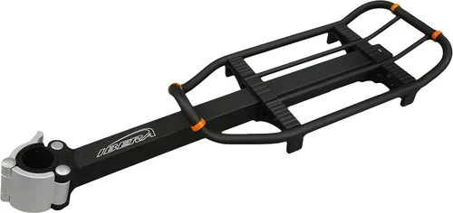 Vista 2 de Ibera Seatpost-Mounted Rear Bike Rack - Quick-Release Bike Cargo Rack for 26"/700c Frames - 22 lbs Capacity & Adjustable Length - Weather Resistant