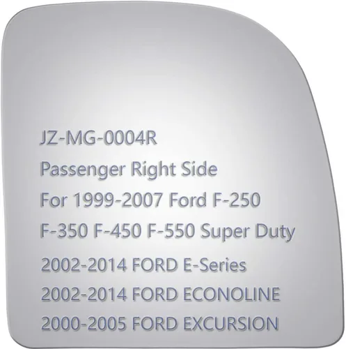 Vista 5 de JZSUPER - Espejo de remolque inferior para Ford F250 F350 F450 F550 Super Duty 99-07. Reemplazo para lado del conductor izquierdo LH convexo