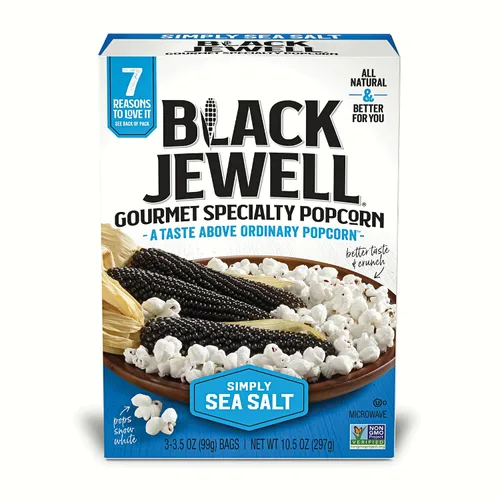 Vista 8 de Black Jewell Palomitas de maíz gourmet para microondas, toque de mantequilla, 10.5 onzas (paquete de 6)