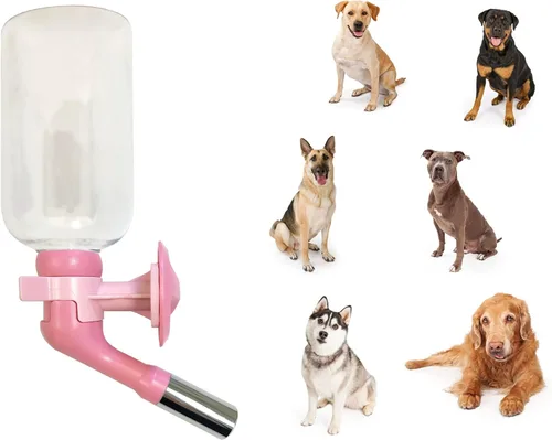 Vista 13 de Choco Nose Botella patentada sin goteo para perros/alimentador para perros/gatos y otros animales de tamaño pequeño-mediano - para jaulas, jaulas