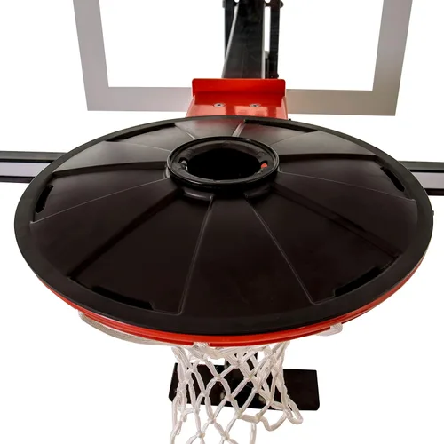 Vista 31 de Goalrilla El bloqueador de llantas de baloncesto protege tu aro con un sistema de bloqueo, color negro