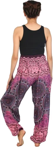 Vista 2 de LOFBAZ Harem Pants for Women Yoga S-4XL Plus Boho Hippie Clothing PJ