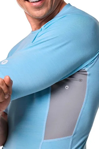 Vista 6 de Camiseta de manga corta para hombre - Protección solar UPF 50+ - Ultimate Azul ártico