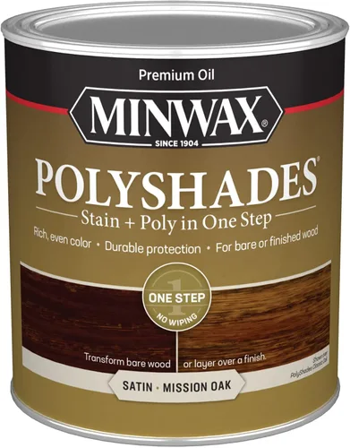 Vista 52 de Barniz Minwax 213104444 PolyShades Miel