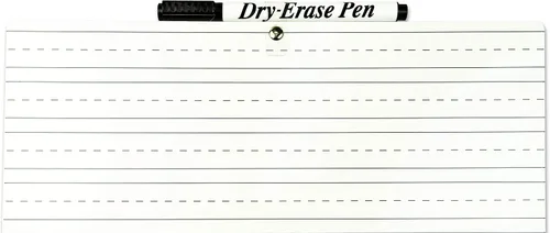 Vista 3 de The Pencil Grip Kit de pizarra blanca, kit de pizarra blanca de borrado en seco con bolígrafo negro de borrado en seco y borrador - TPG-388