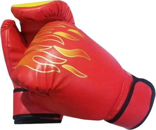 Vista 10 de 1 par de guantes de entrenamiento de boxeo: guantes de perforación de superficie de poliuretano para principiantes, guantes de entrenamiento