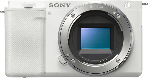 Vista 3 de Sony - Cámara de vlog sin espejo Alpha ZV-E10 - Solo cuerpo - Blanco 2-Blanco