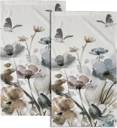 Vista 13 de Giwawa Juego de 2 toallas de mano con diseño de camión americano del 4 de julio, toallas de baño para el Día de la Independencia, suaves