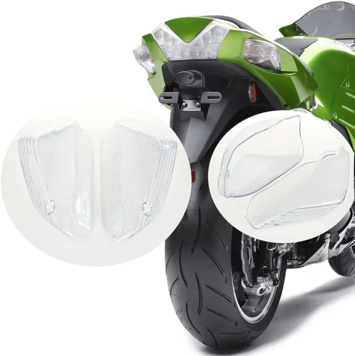 Vista 6 de TOPZONE Compatible con Kawasaki 2006-2019 Ninja ZX-14 / ZX-14R; lámpara Idicator intermitente intermitente de señal de giro (color verde)