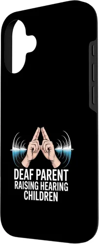 Vista 2 de Deaf Parent Raising Hearing Children Case for iPhone 16