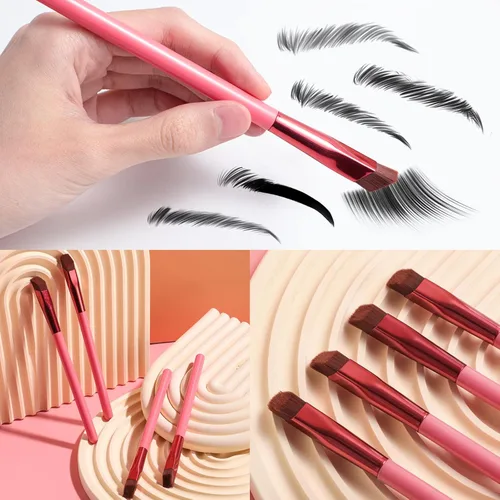 Vista 8 de 2 brochas multifunción para cejas que hacen que el cabello se parezca a trazos en absoluto, cepillo de contorno de cejas corrector de cejas