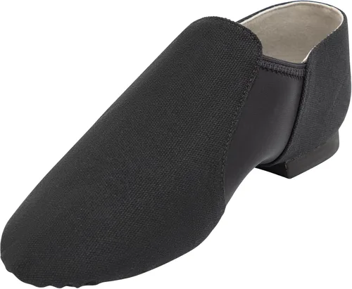 Vista 6 de Linodes Zapato de jazz unisex 09 con parte superior de lona para mujeres y hombres