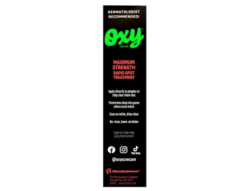 Vista 2 de Oxy Crema limpiadora de tratamiento de manchas de máxima fuga, 0.65 onzas (paquete de 3)