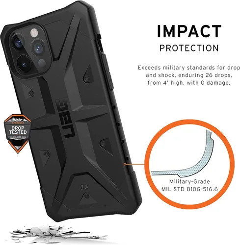 Vista 3 de URBAN ARMOR GEAR UAG Funda protectora para iPhone 12 Pro Max 5G (pantalla de 6.7 pulgadas), resistente y ligera, delgada, a prueba de golpes