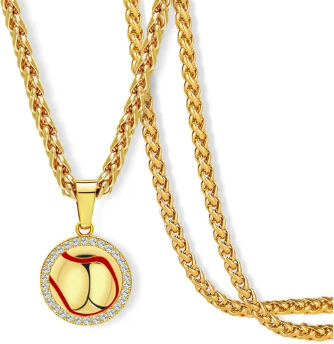 Vista 21 de Collar con colgante deportivo para hombres, mujeres, adolescentes, fútbol, baloncesto, béisbol, fútbol, deportes, regalos para fanáticos del