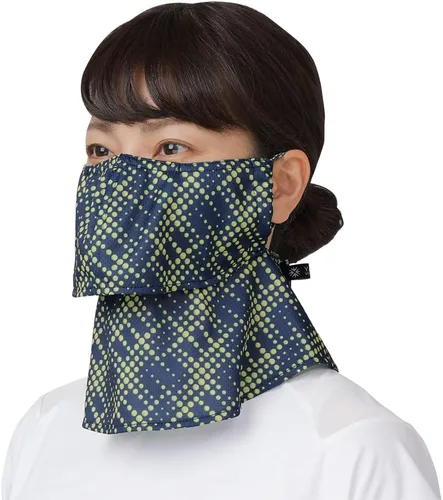 Vista 8 de YAKeNU UV CUT MASK Máscara de protección solar UV para cara y cuello, Yake-nu SO-Cool 514 negro