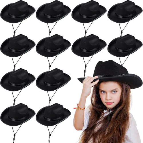 Vista 19 de Hercicy Sombreros de vaquero para niños pequeños, sombrero de vaquera para niños y niñas, accesorios de disfraz de bebé, suministros de fiesta