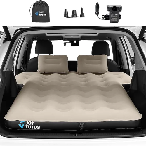 Vista 9 de JOYTUTUS Colchón de aire para SUV, cama de campamento 3.0 engrosada para automóvil, camping, colchón inflable, antifugas, con 2 almohadas y bomba