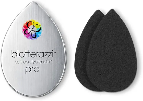 Vista 4 de Beautyblender® Blotterazzi® Pro - Esponja reutilizable para maquillaje, incluye espejo compacto, re-texturiza el maquillaje, absorbe el exceso