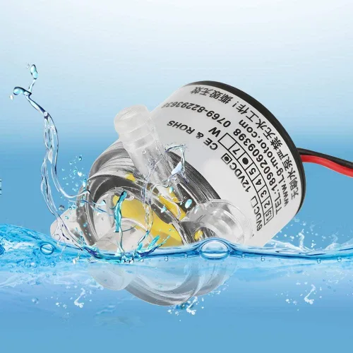Vista 9 de 12V sin escobillas, DC 12V mini sin escobillas 2L/min grado alimenticio sumergible sin escobillas