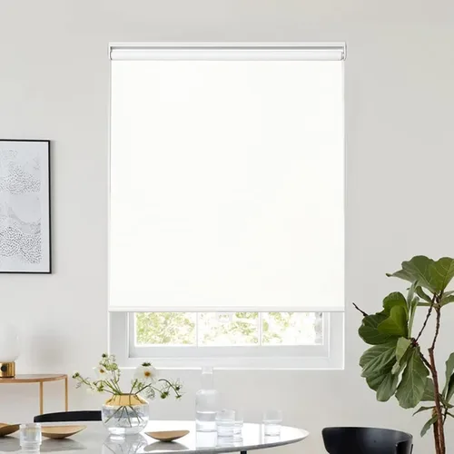 Vista 3 de Persianas enrollables sin cordones para ventanas, cortinas opacas con oscurecimiento de habitación, aislamiento térmico y bloqueo de rayos UV