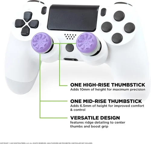 Vista 4 de KontrolFreek FPS Freek Galaxy Performance Kit para PlayStation 4 Controller (PS4) Incluye palancas de rendimiento y empuñaduras de rendimiento