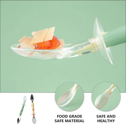 Vista 7 de Toddmomy Cucharas de pomelo medio dentado cítrico cucharas de postre vintage cucharas de postre cuchara dentada vajilla de comida para bebés
