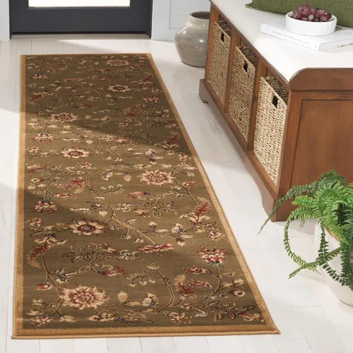 Vista 12 de SAFAVIEH - Alfombra de acento de la colección Lyndhurst, 3'3" x 5'3", color negro y multi, diseño floral tradicional, no desprende pelusa y de fácil