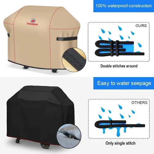 Vista 4 de Comnova Cubierta para Parrilla de 30 Pulgadas - 7105 Cubiertas de BBQ para Parrilla de Gas Weber Spirit 210 Resistente e Impermeable, Cubierta