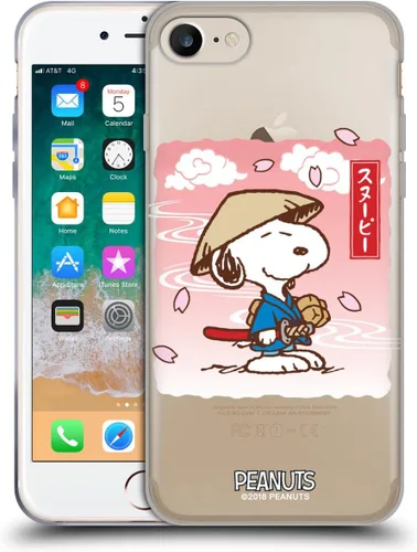 Vista 390 de Carcasa de gel para iPhone 7 Plus/iPhone 8 Plus, diseño de Snoopy Oriental de Peanuts, Badges