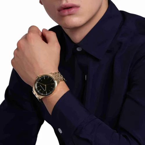 Vista 6 de Armani Exchange - Reloj de vestir de acero inoxidable para hombre
