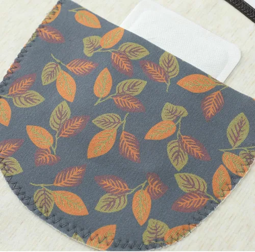 Vista 5 de Cinturón térmico con bolsillos, protector térmico de cintura para espalda baja y uso diario, diseño cómodo de algodón