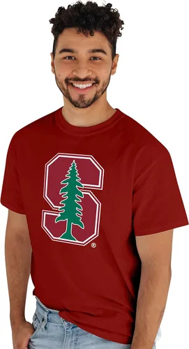 Vista 21 de Blue 84 Camiseta NCAA para hombre, icono de color del