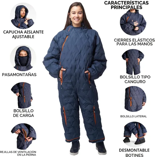 Vista 2 de Selk'bag SWYTCH Pro Wearable Sleeping Bag & Jacket 2-in-1 Convertible Suit, Extra Insulated, Water-Resistant, 20°F for Winter Camping, Snow Trips