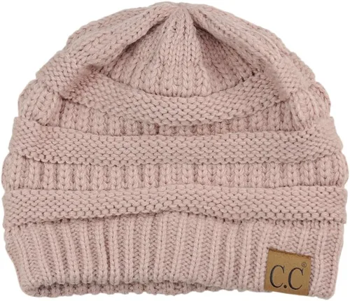 Vista 279 de C.C Trendy Warm Chunky Soft Stretch Cable Knit Beanie