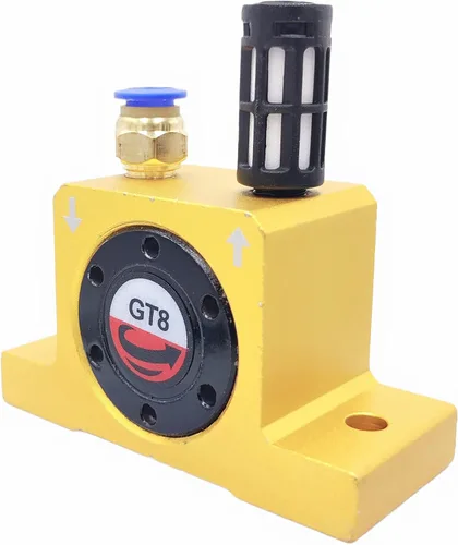 Vista 4 de Vibrador de turbina neumática GT8 Serie GT Vibrador de turbina neumática 1/8 "Componentes del sistema neumático industrial Vibradores de turbina