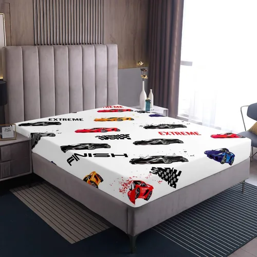 Vista 10 de Feelyou Juego de sábanas para niños con diseño de aguacate, ropa de cama bonita con frutas para niños y niñas, 1 sábana encimera y 1 sábana bajera