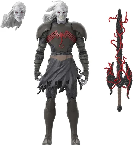 Vista 3 de Marvel Legends Series 60th Anniversary Knull and Venom - Juego de 2 figuras de acción King in Black de 6 pulgadas, 5 accesorios