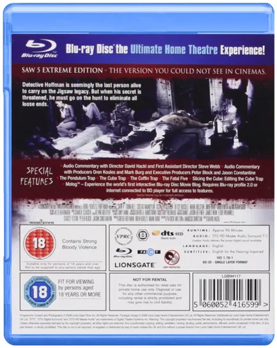 Vista 2 de Saw V Region B Blu-ray