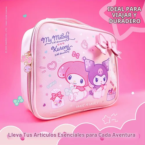 Vista 6 de wet n wild My Melody y Kuromi Bolsa de Maquillaje