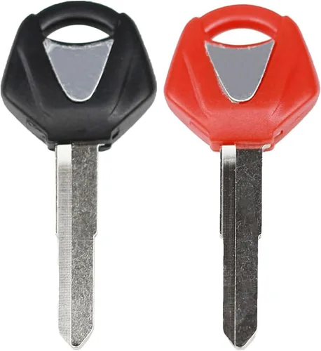 Vista 5 de Llave duplicada de repuesto para motocicleta en blanco sin cortar para Y-amaha YZF R1 R6 R6S FZ6 FZ6S FZ6N FZ1N FZ1S XJR1300 1998-2010