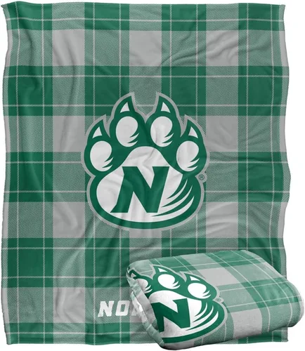 Vista 241 de LOGOVISION St John's University Campus Plaid Spirit Silky Touch Manta súper suave 36 x 58 pulgadas